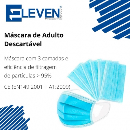 Máscara protecção adulto- Eleven Group