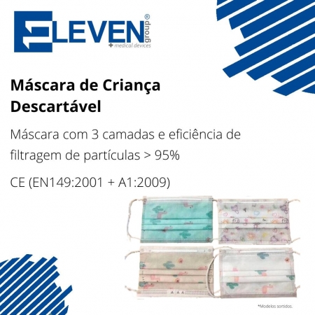Máscara protecção criança- Eleven Group