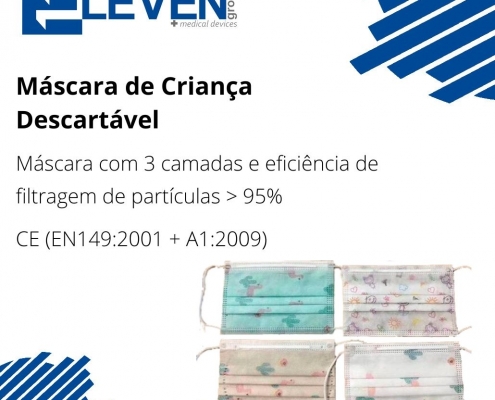 Máscara protecção criança- Eleven Group